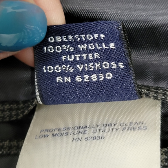 Lands End 48R Suit Blazer Gray 100% Wool - Picture 9 of 14